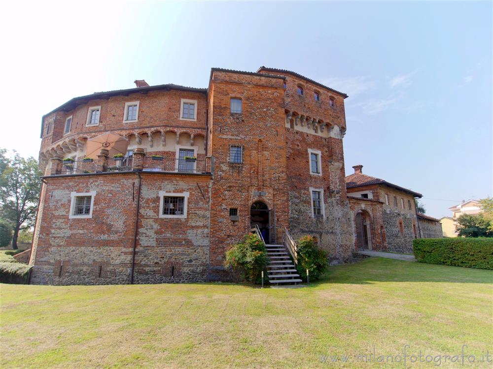 Sandigliano (Biella, Italy) - La Rocchetta Castle seen from the garden